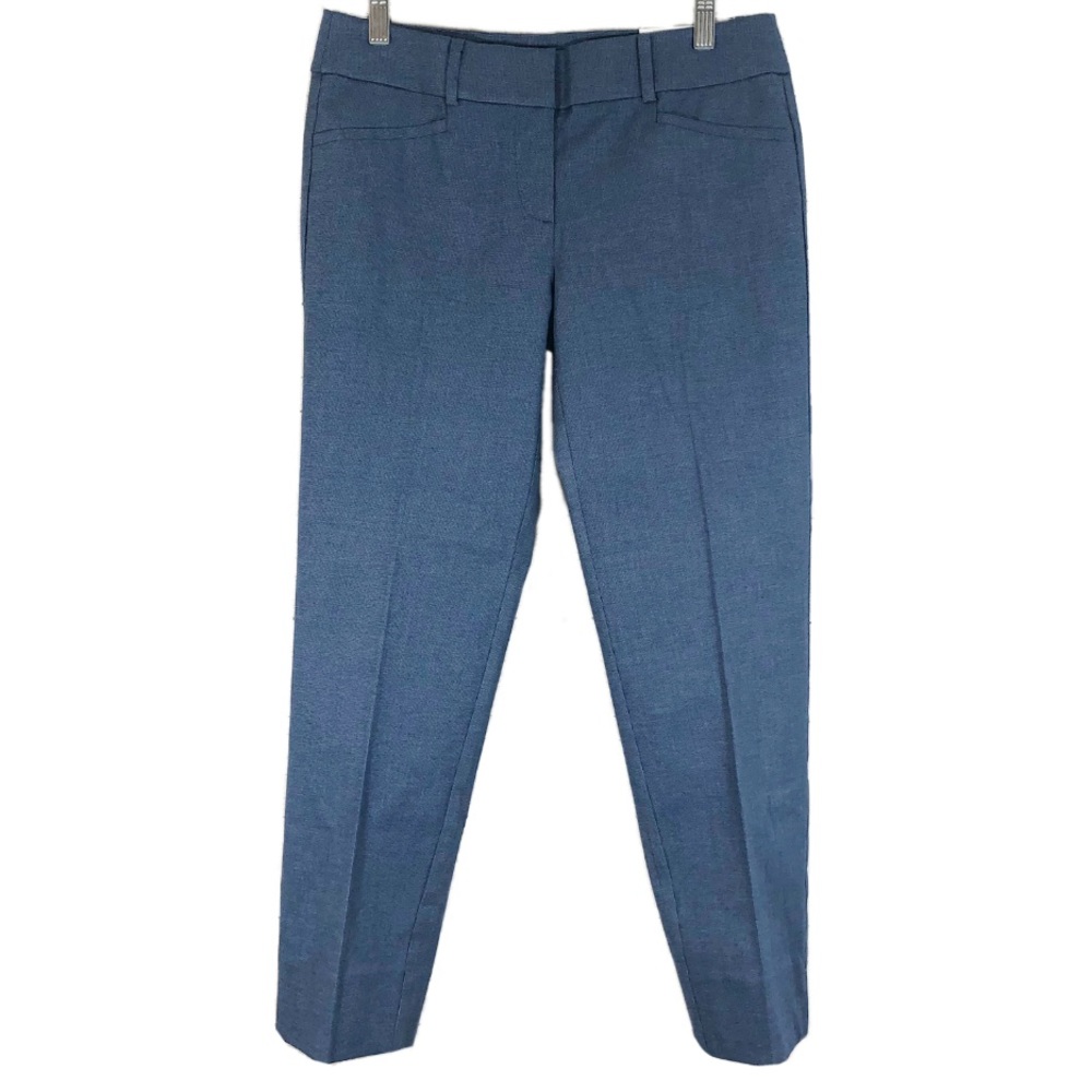 NWT Loft The Riviera Cropped Pants Blue Sz 2